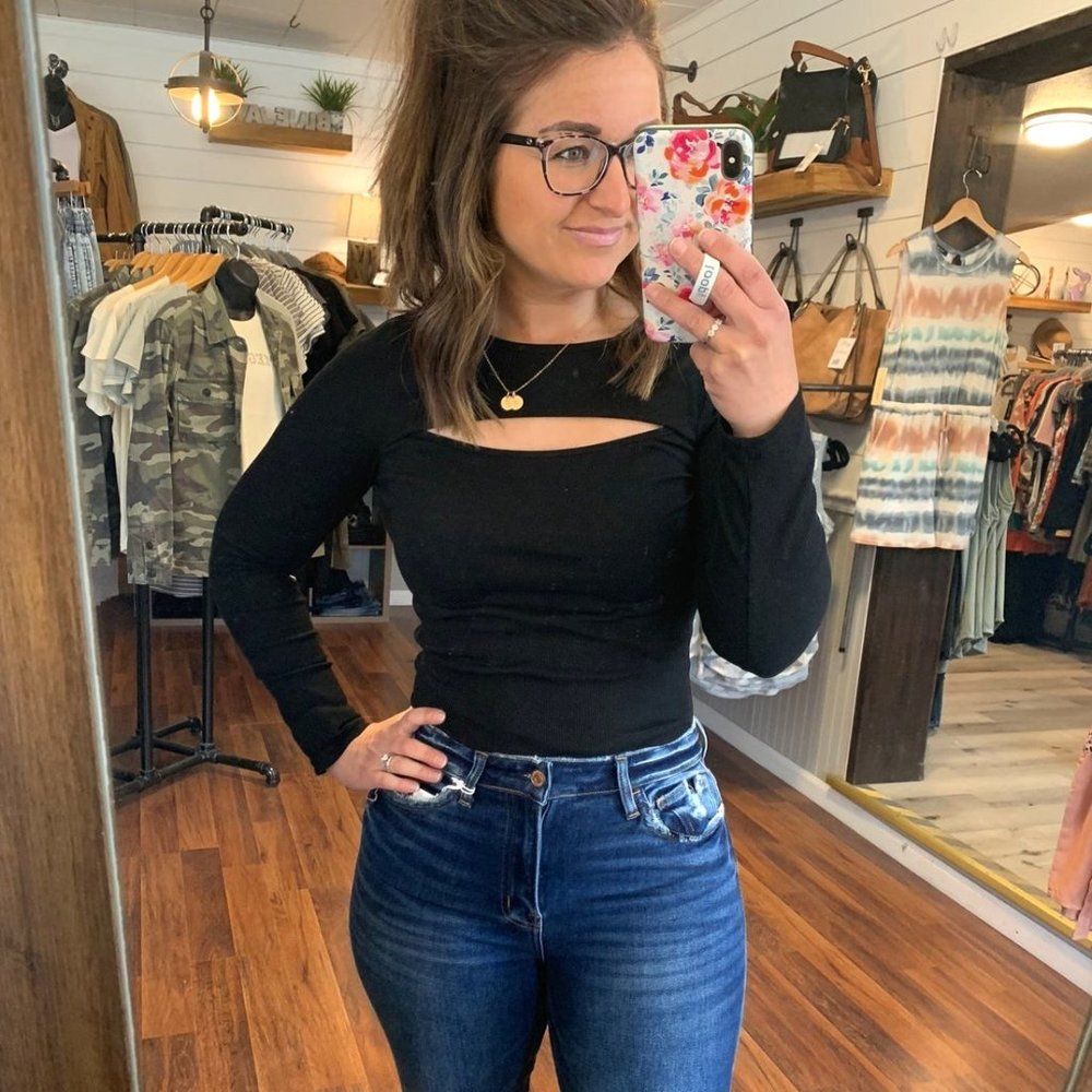 Black Date Night Top!